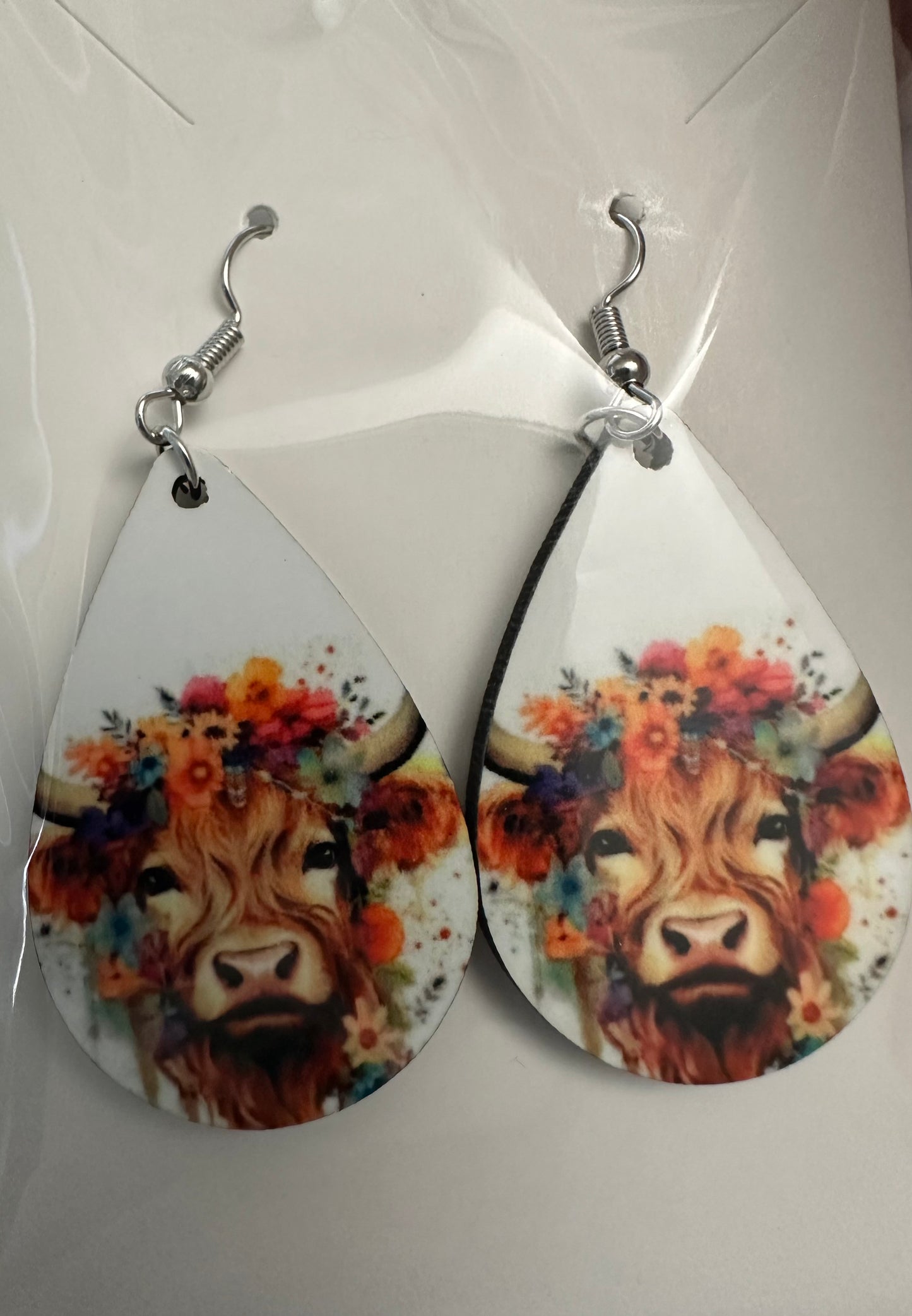 Cow earrings